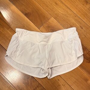 lululemon athletica White Athletic Shorts